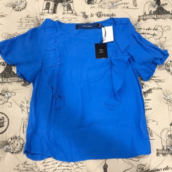 CODEXMODE Ruffle Sleeve Blouse - Picture 3 of 6